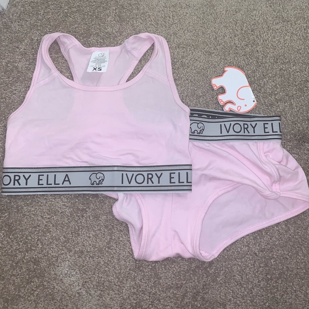 ivory ella bra & underwear set